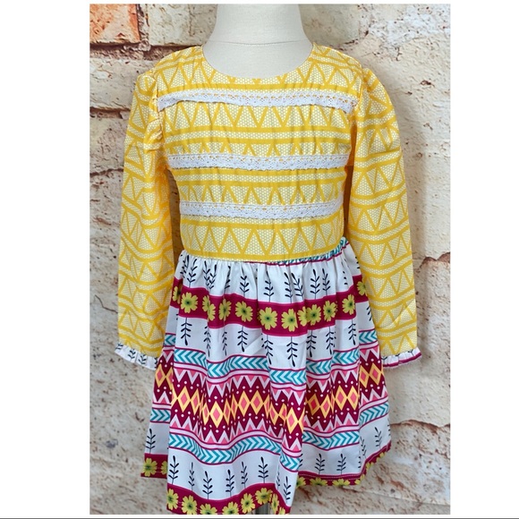 NWT Sunshine Day-sies Southwestern Dress - Picture 2 of 10